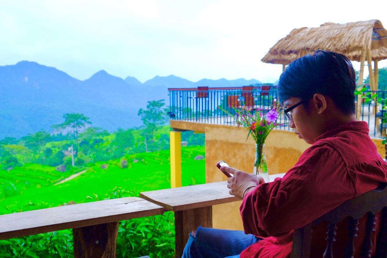 Pu Luong May Home & Cafe Lang Bang エクステリア 写真