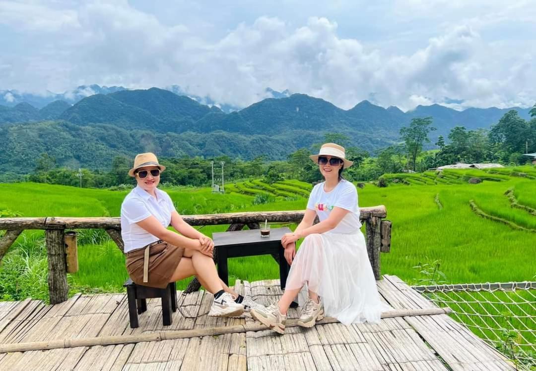 Pu Luong May Home & Cafe Lang Bang エクステリア 写真