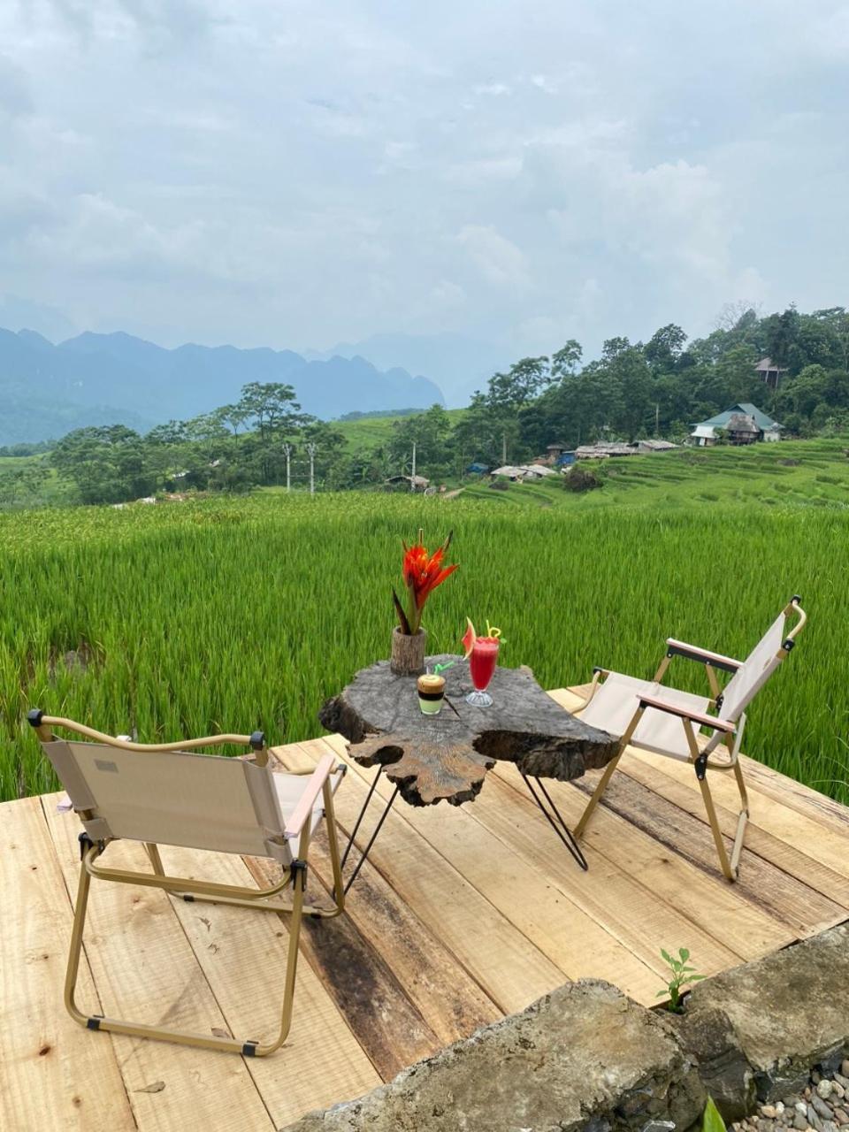 Pu Luong May Home & Cafe Lang Bang エクステリア 写真