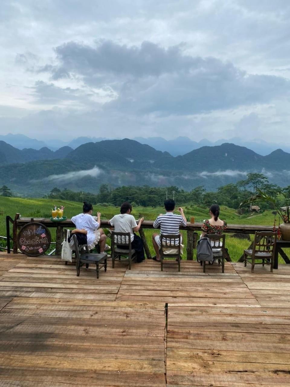 Pu Luong May Home & Cafe Lang Bang エクステリア 写真